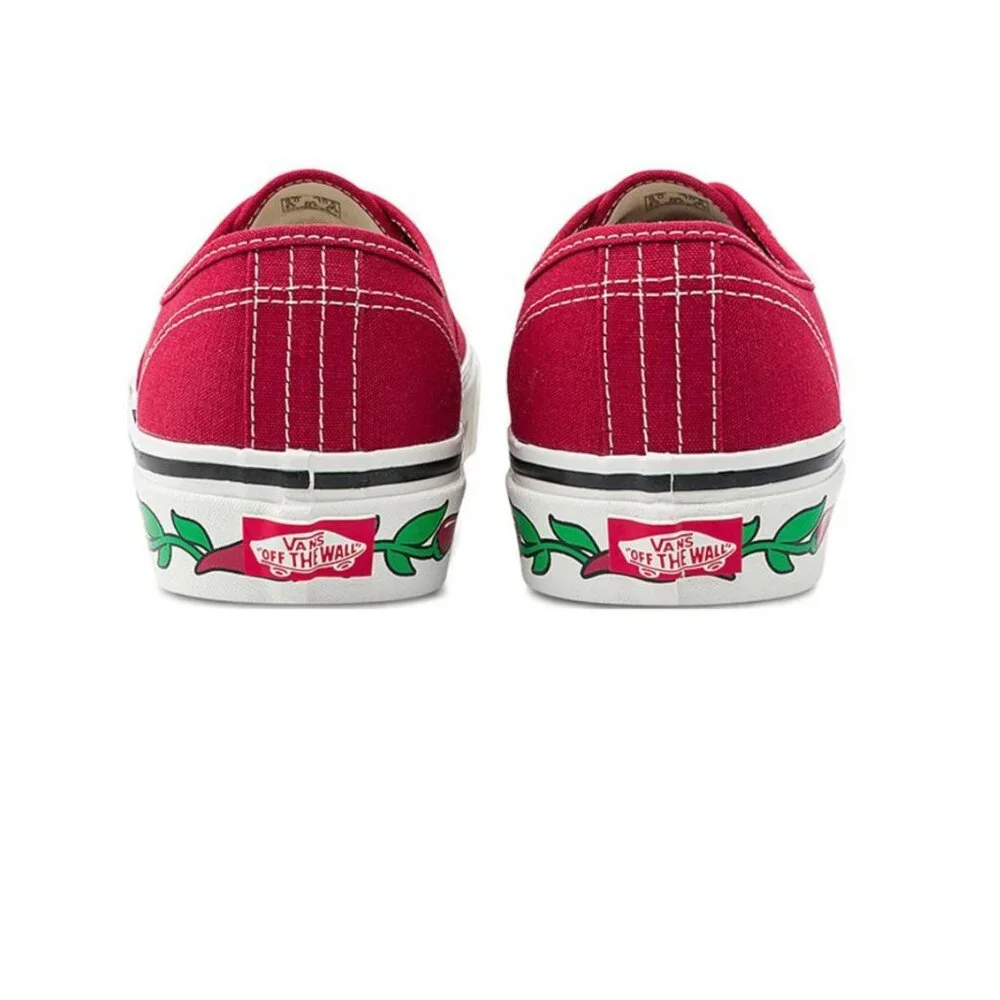 NEW Vans Women's Red Authentic 44 Dx 'Hot N Sweet Chili Pepper' Red M 7.5 W 9
